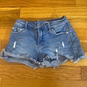 Tractr Girl’s Blue Denim Shorts Size 7